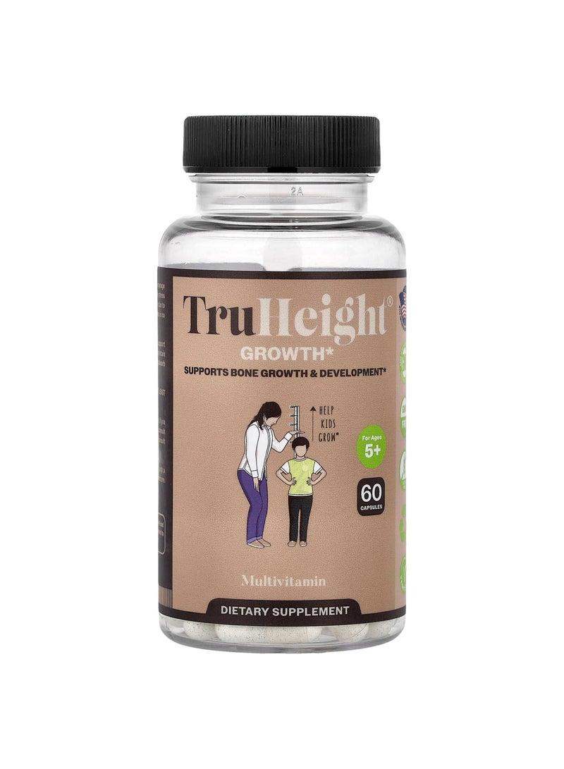 Growth Multivitamin, For Ages 5+, 60 Capsules
